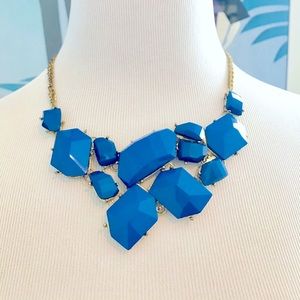 20” Blue Resin Necklace